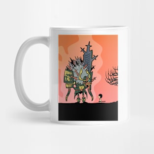 Yung bushido and sword collector Mug